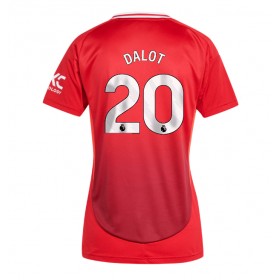 Manchester United Diogo Dalot #20 Hjemme skjorte til dame 2024-25 Kortermet